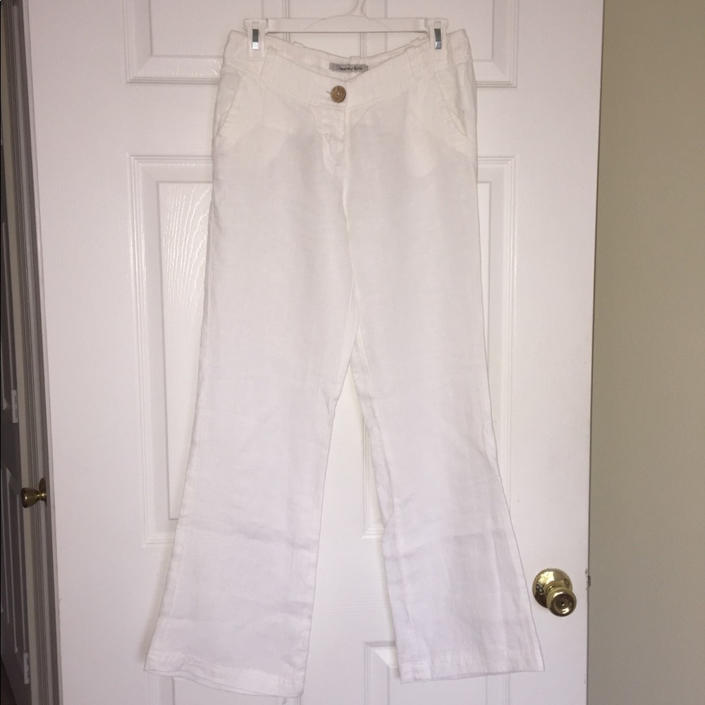 White linen summer pants - Never worn!